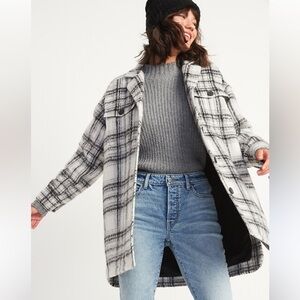 Old Navy Plaid Black and White jacket
